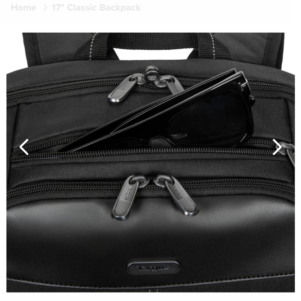 Tarsus 17" Classic Backpack with Padded Laptop Compartment NWT - Picture 6 of 12